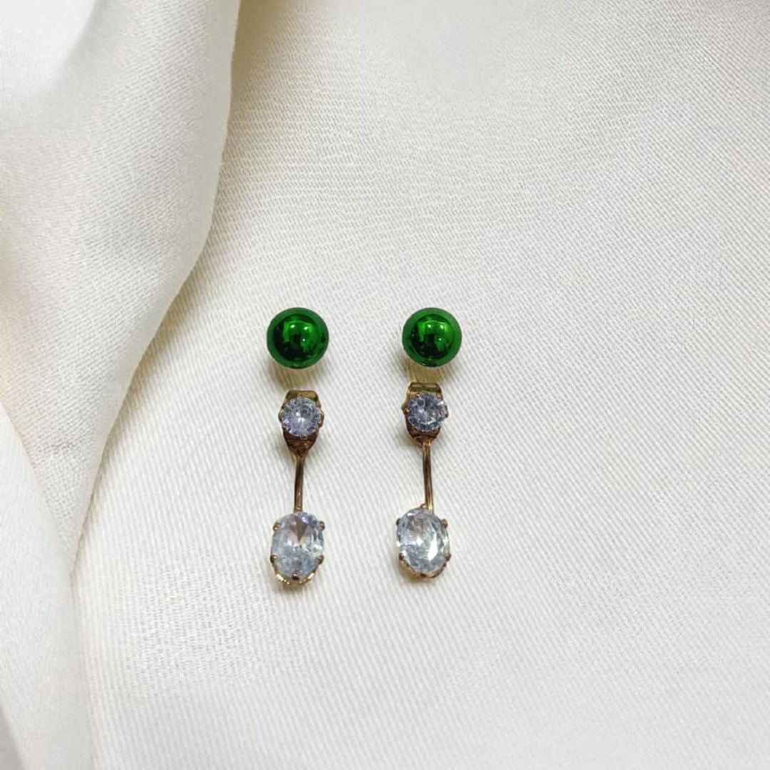 Crystal Double Studs