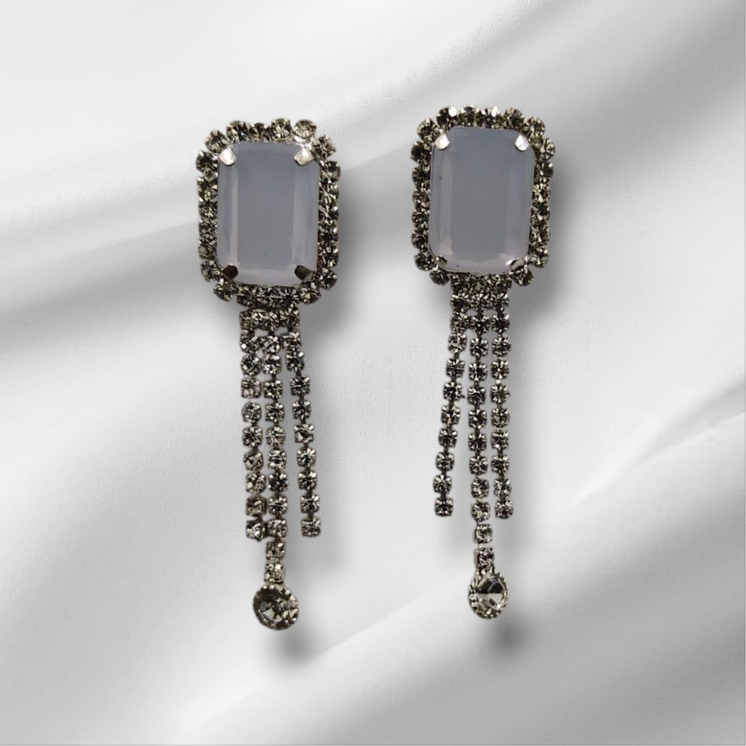 Crystal Glam Statement Earrings