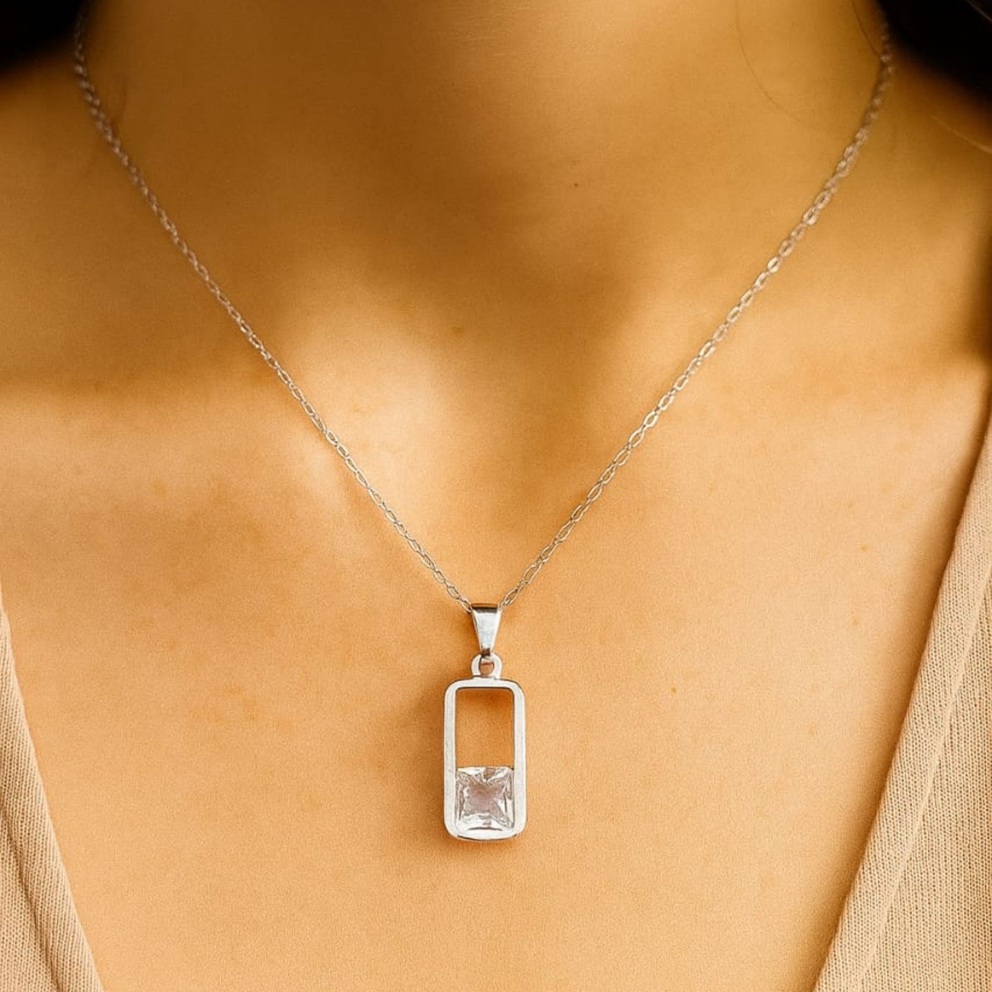 Crystal Tower Necklace
