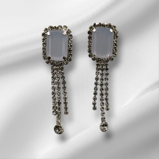 Crystal Glam Statement Earrings