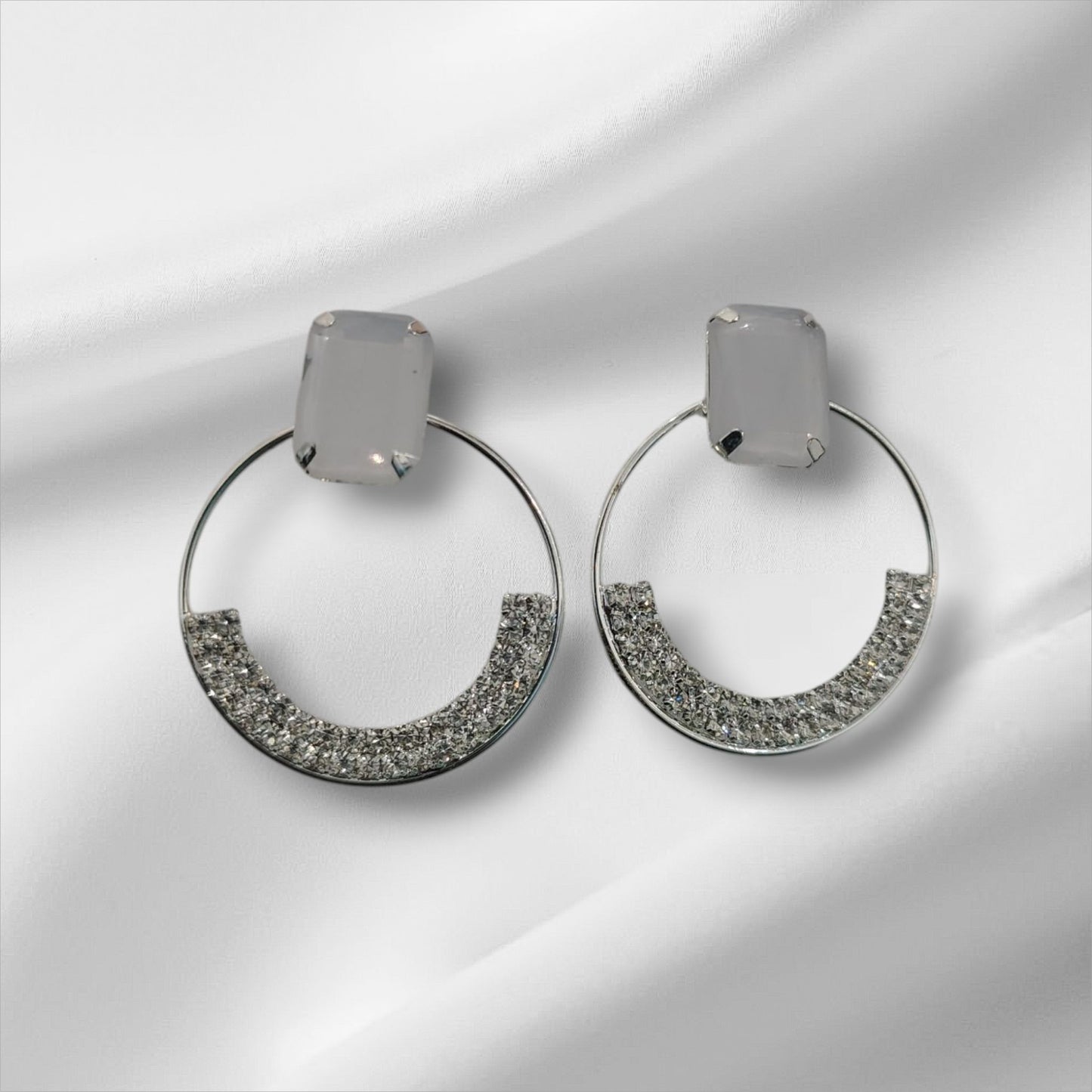 Crystal Hoop Earrings
