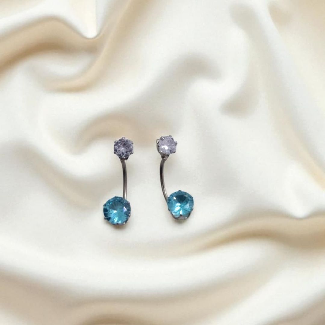 Crystal Double Studs